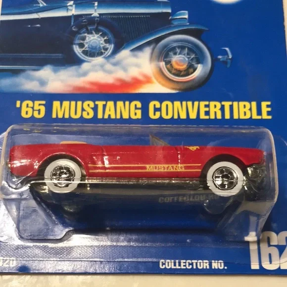 HotWheels Mint condition white walls 1965 convertible Ford mustang made in 1991 - Picture 2 of 5